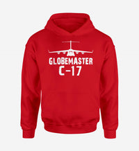 Thumbnail for GlobeMaster C-17 & Plane Designed Hoodies