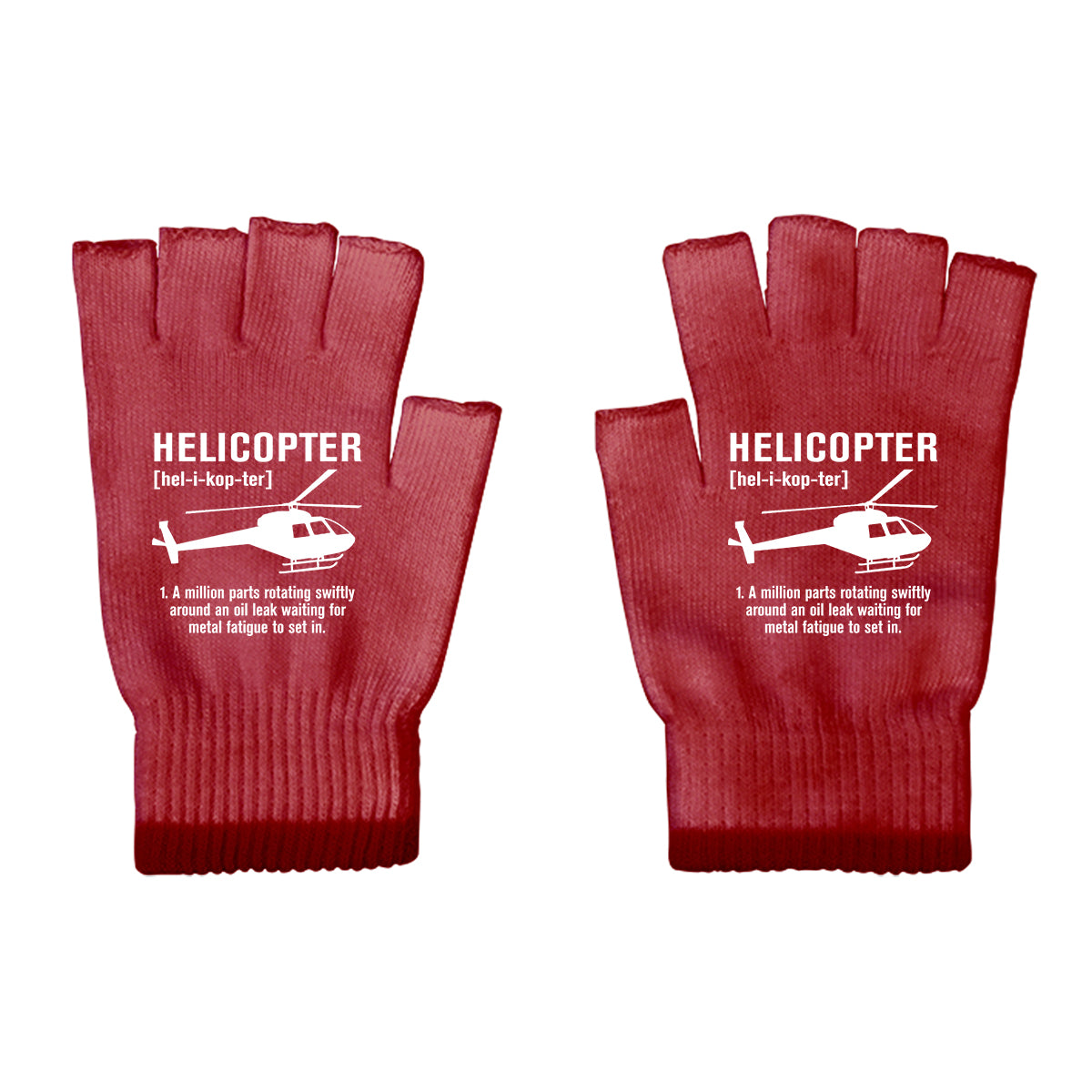 Helicopter [Noun] Designed Cut Gloves