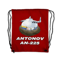 Thumbnail for Antonov AN-225 (22) Designed Drawstring Bags