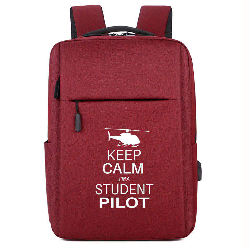 Student Pilot (Helicopter) Designed Super Travel Bags