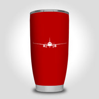 Thumbnail for Airbus A320 Silhouette Designed Tumbler Travel Mugs