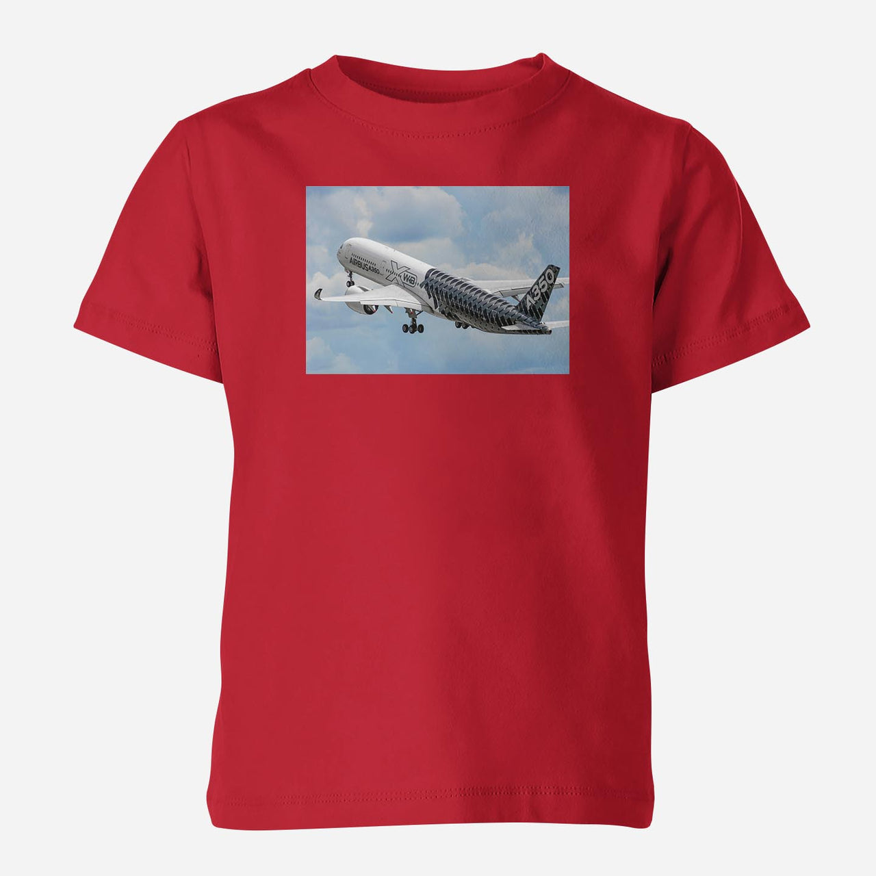 Departing Airbus A350 (Original Livery) Designed Children T-Shirts