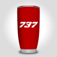 Thumbnail for 737 Flat Text Designed Tumbler Travel Mugs
