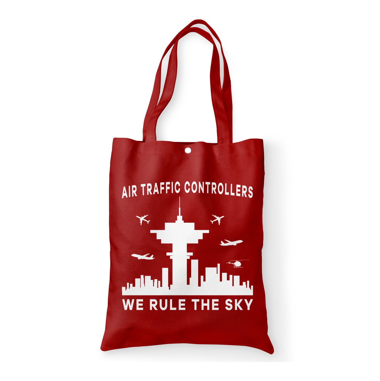 Air Traffic Controllers - We Rule The Sky Designed Tote Bags