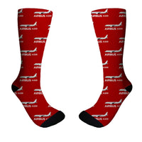 Thumbnail for The Airbus A220 Designed Socks