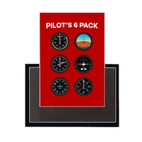 Thumbnail for Pilot's 6 Pack Designed Magnets