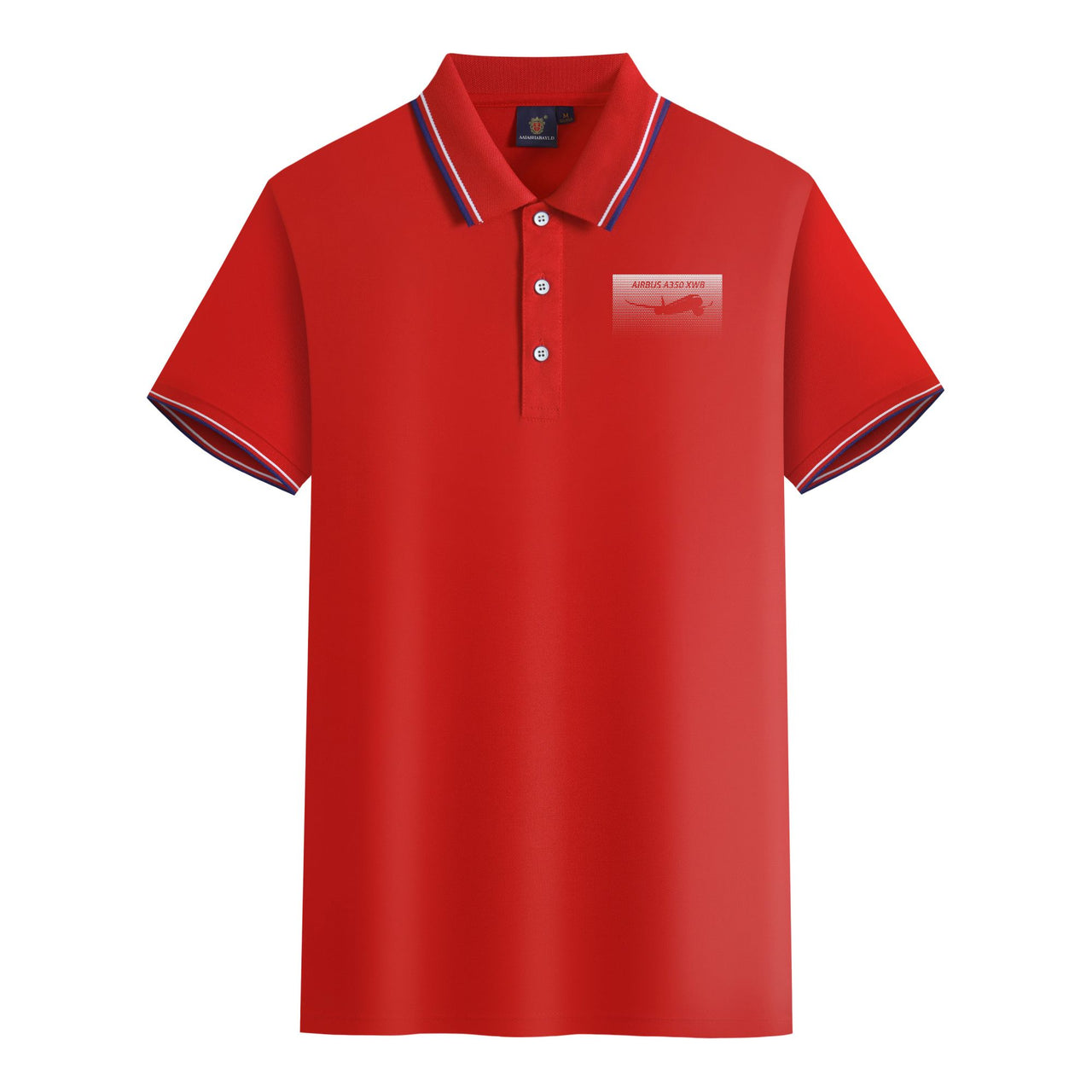 Airbus A350XWB & Dots Designed Stylish Polo T-Shirts