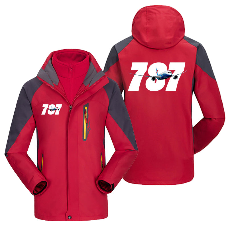 Super Boeing 787 Designed Thick Skiing Jackets