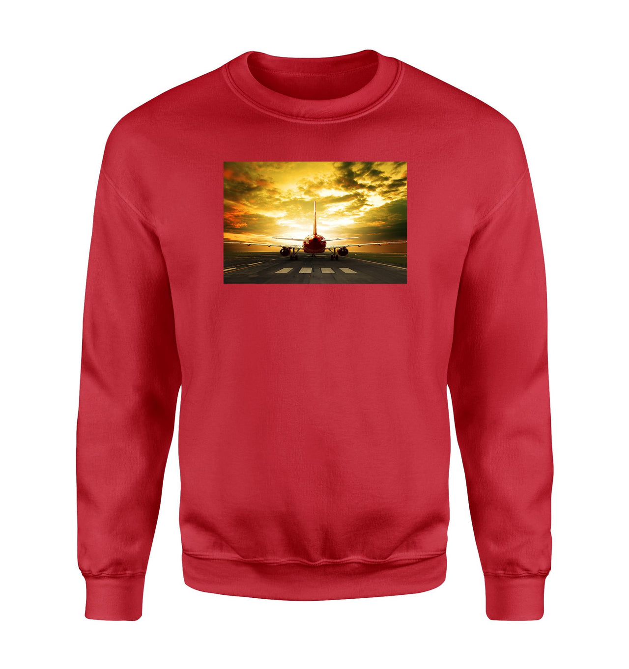 Ready for Departure Passanger Jet Designed Sweatshirts
