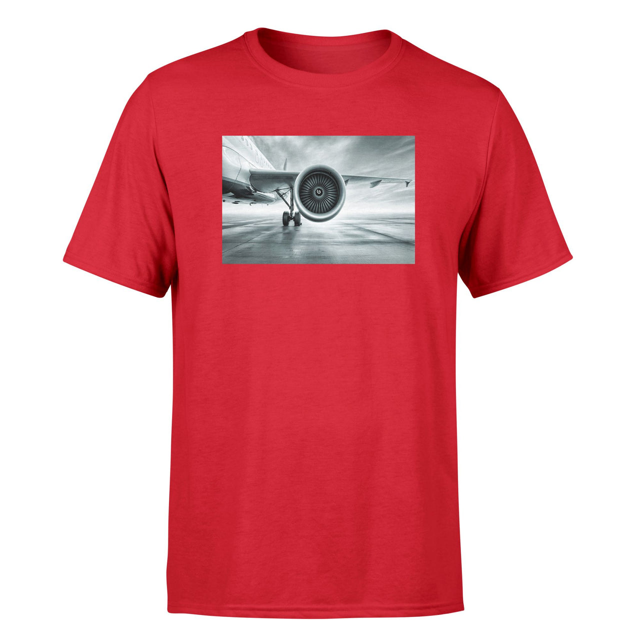 Super Cool Airliner Jet Engine Designed T-Shirts