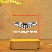 Thumbnail for Custom Name (Military Badge ) Designed Night Lamp