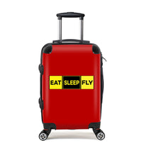 Thumbnail for Eat Sleep Fly (Colourful) Designed Cabin Size Luggages