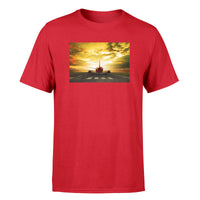 Thumbnail for Ready for Departure Passanger Jet Designed T-Shirts