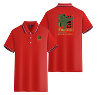 Thumbnail for Fighter Machine Designed Stylish Polo T-Shirts (Double-Side)