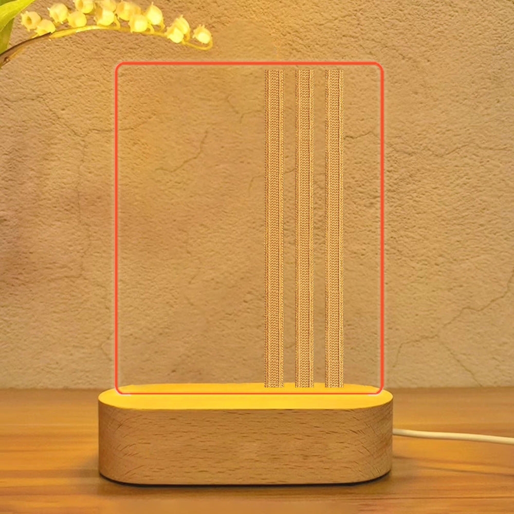 Special Pilot Epaulettes 3 Lines Designed Night Lamp