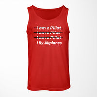 Thumbnail for I Fly Airplanes Designed Tank Tops