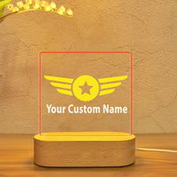 Thumbnail for Custom Name (Badge 4) Designed Night Lamp