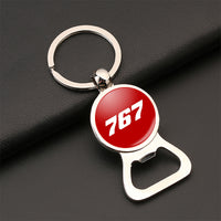 Thumbnail for 767 Flat Text Designed Bottle Opener Key Chains