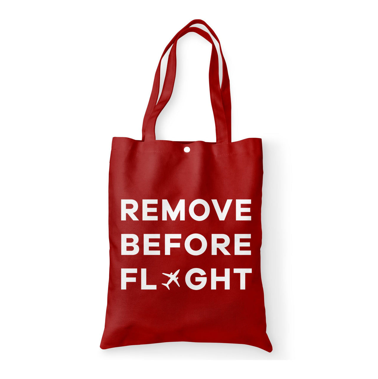 Remove Before Flight Designed Tote Bags
