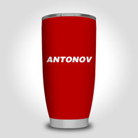 Thumbnail for Antonov & Text Designed Tumbler Travel Mugs