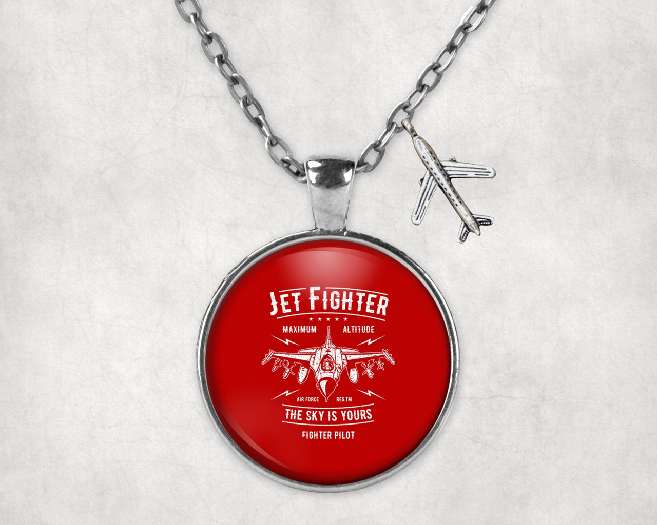 Jet Fighter - The Sky is Yours Designed Necklaces