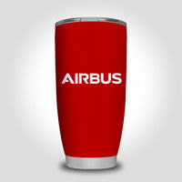 Thumbnail for Airbus & Text Designed Tumbler Travel Mugs