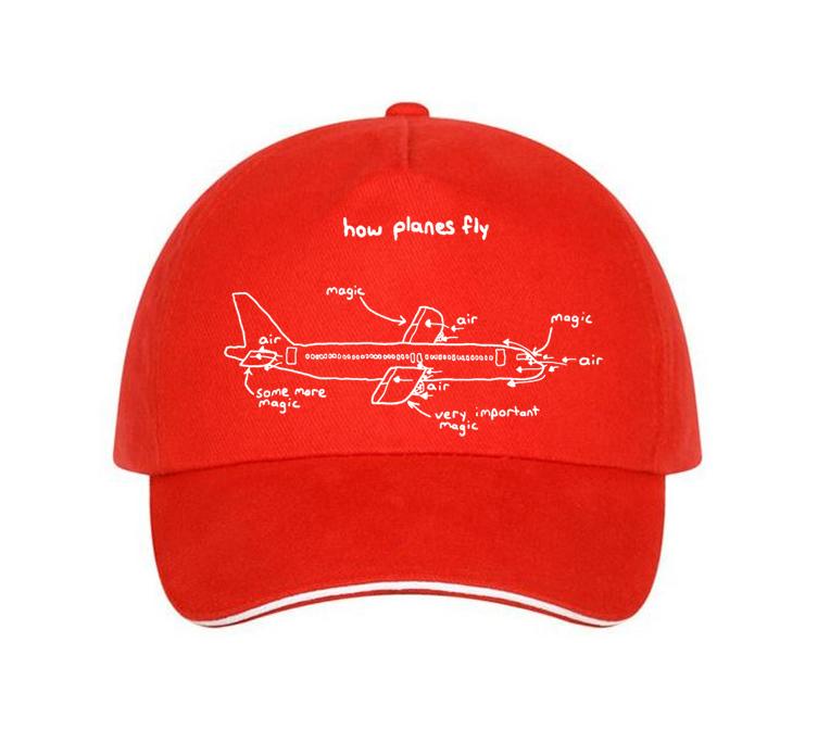 How Planes Fly Designed Hats Pilot Eyes Store Red 