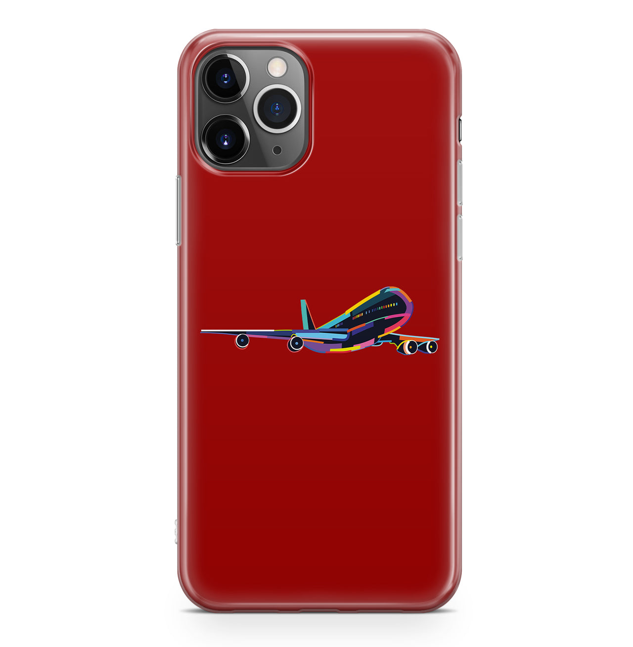 Multicolor Airplane Designed iPhone Cases