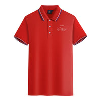Thumbnail for How Planes Fly Designed Stylish Polo T-Shirts