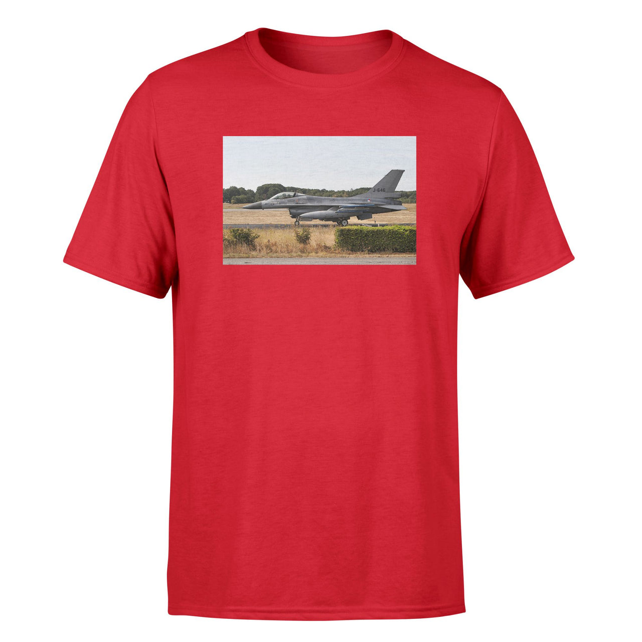 Fighter Jet 16 From Side Designed T-Shirts