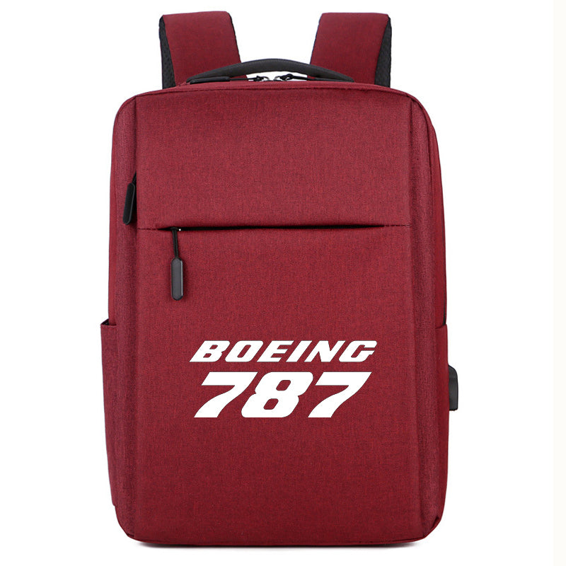 Boeing 787 & Text Designed Super Travel Bags