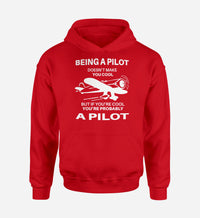 Thumbnail for If You're Cool You're Probably a Pilot Designed Hoodies