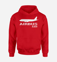 Thumbnail for Airbus A320 Printed Designed Hoodies