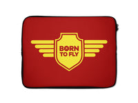 Thumbnail for Born To Fly & Badge Designed Laptop & Tablet Cases