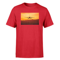 Thumbnail for Landing Aircraft During Sunset Designed T-Shirts