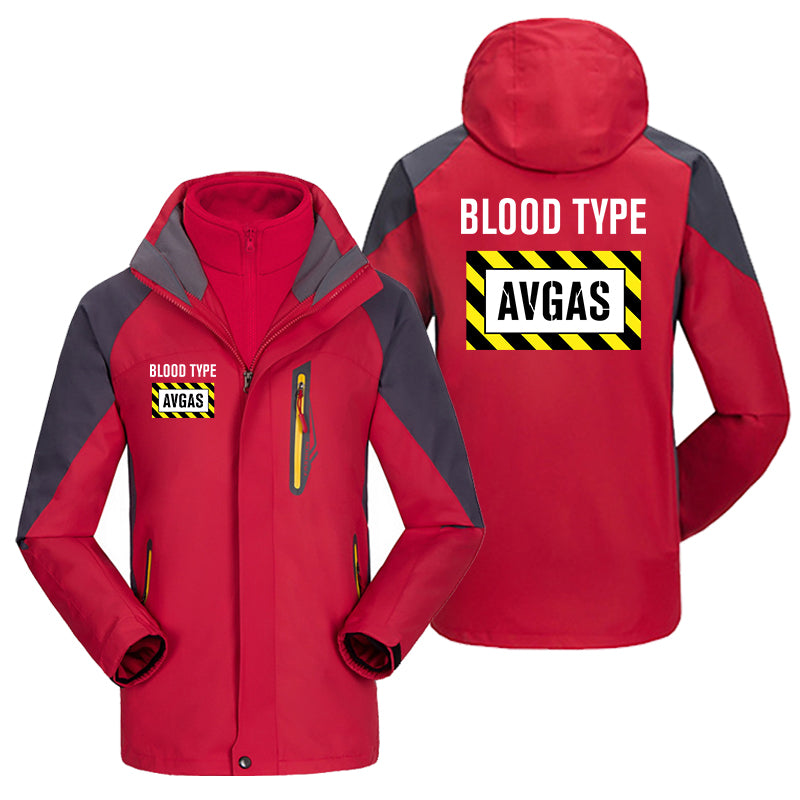 Blood Type AVGAS Designed Thick Skiing Jackets