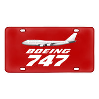Thumbnail for The Boeing 747 Designed Metal (License) Plates
