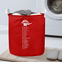 Thumbnail for Aviation Alphabet Designed Laundry Baskets