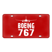 Thumbnail for Boeing 767 & Plane Designed Metal (License) Plates