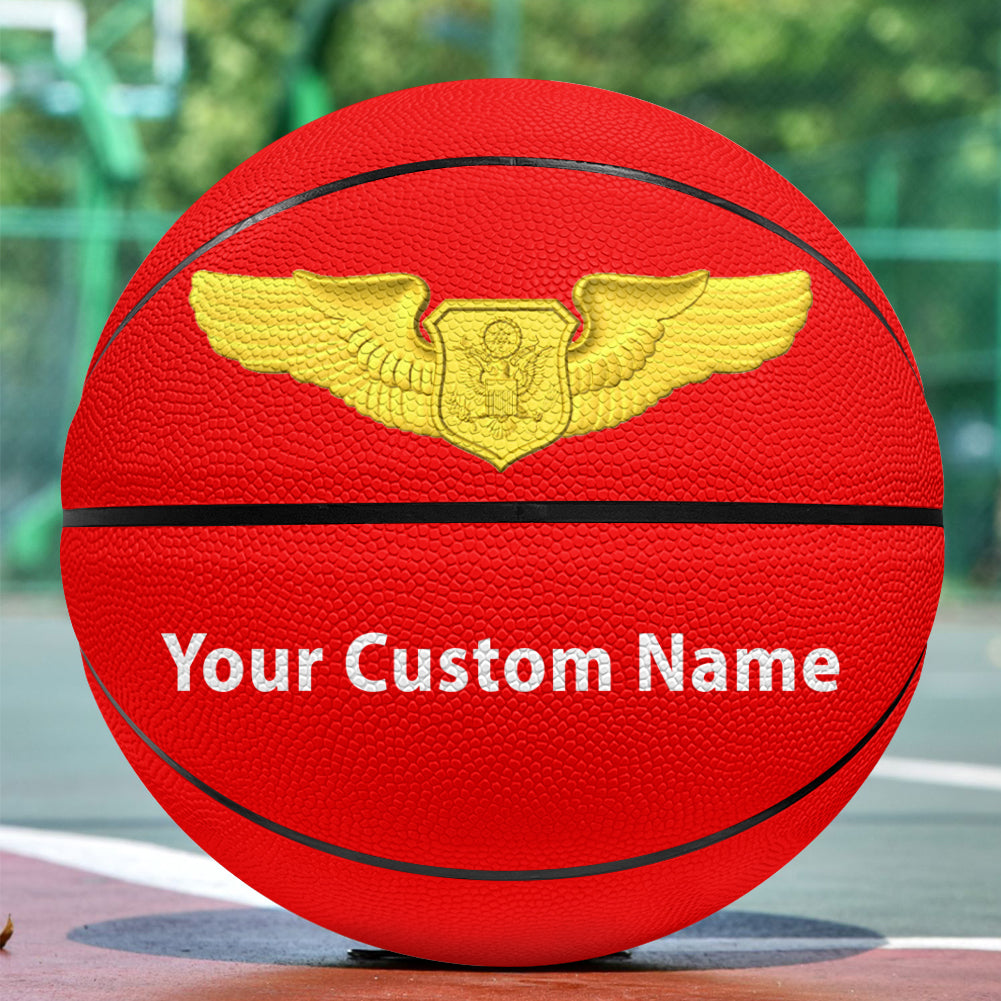 Custom Name (Special US Air Force) Designed Basketball
