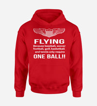 Thumbnail for Flying One Ball Designed Hoodies