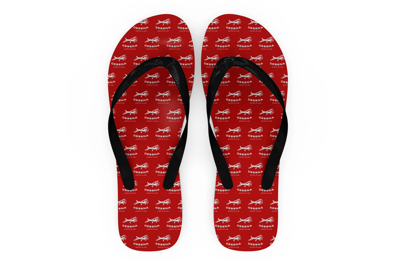 Cessna Aeroclub Designed Slippers (Flip Flops)