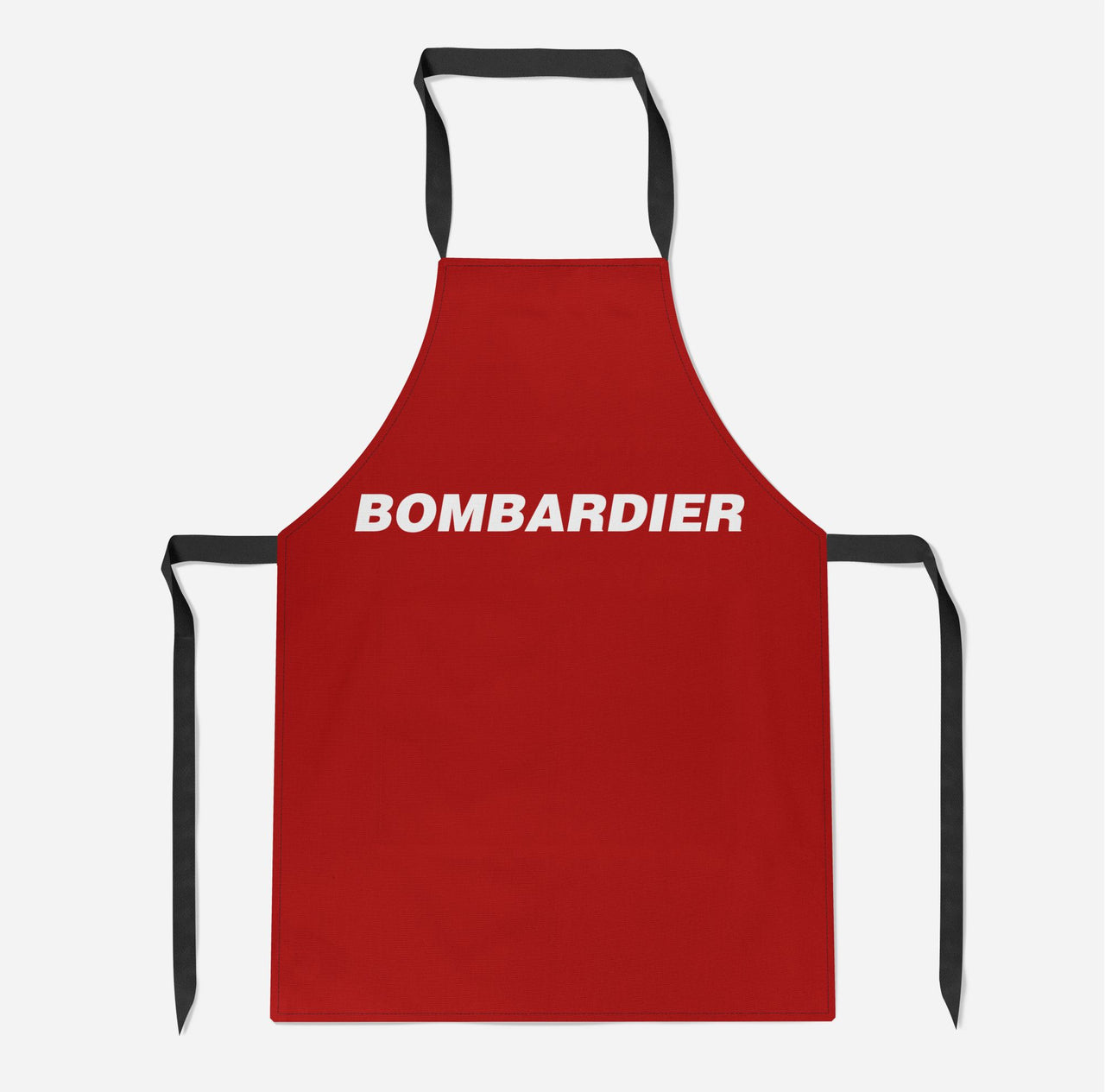 Bombardier & Text Designed Kitchen Aprons