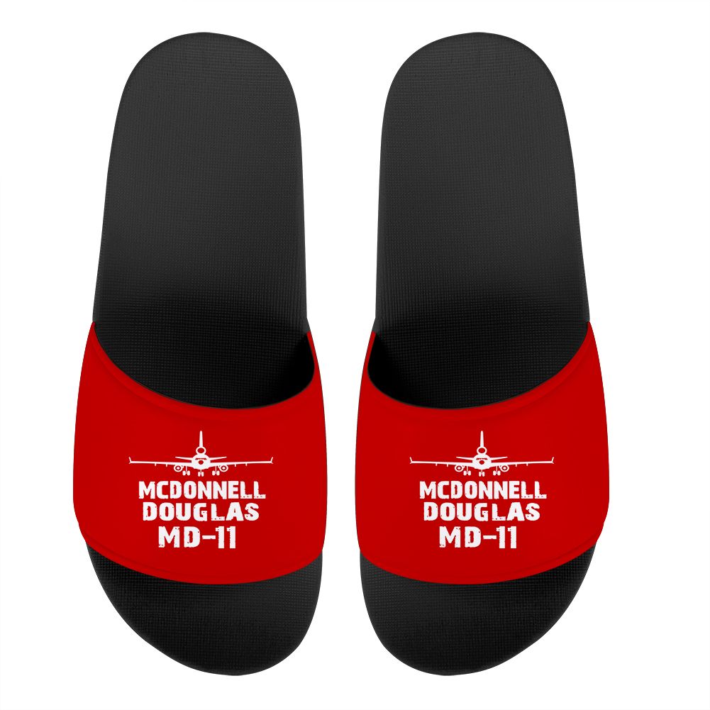 McDonnell Douglas MD-11 & Plane Designed Sport Slippers