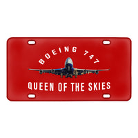 Thumbnail for Boeing 747 Queen of the Skies Designed Metal (License) Plates