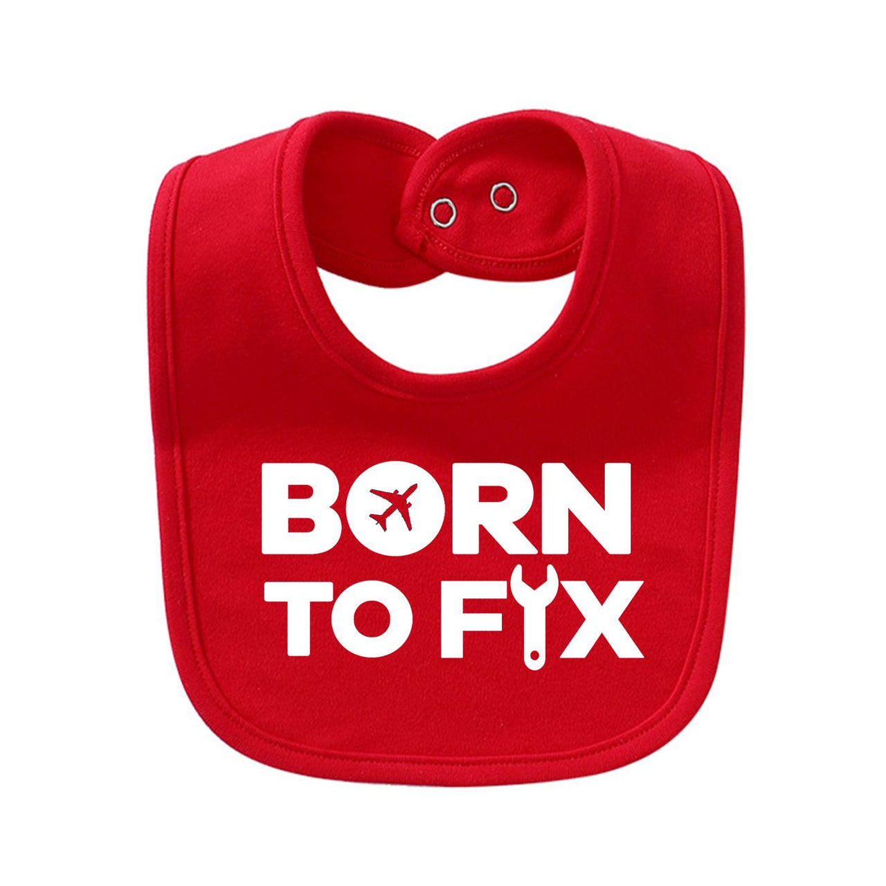Born To Fix Airplanes Designed Baby Saliva & Feeding Towels