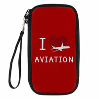 Thumbnail for I Love Aviation Designed Travel Cases & Wallets