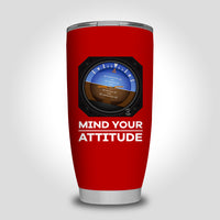 Thumbnail for Mind Your Attitude Designed Tumbler Travel Mugs