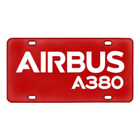 Thumbnail for Airbus A380 & Text Designed Metal (License) Plates