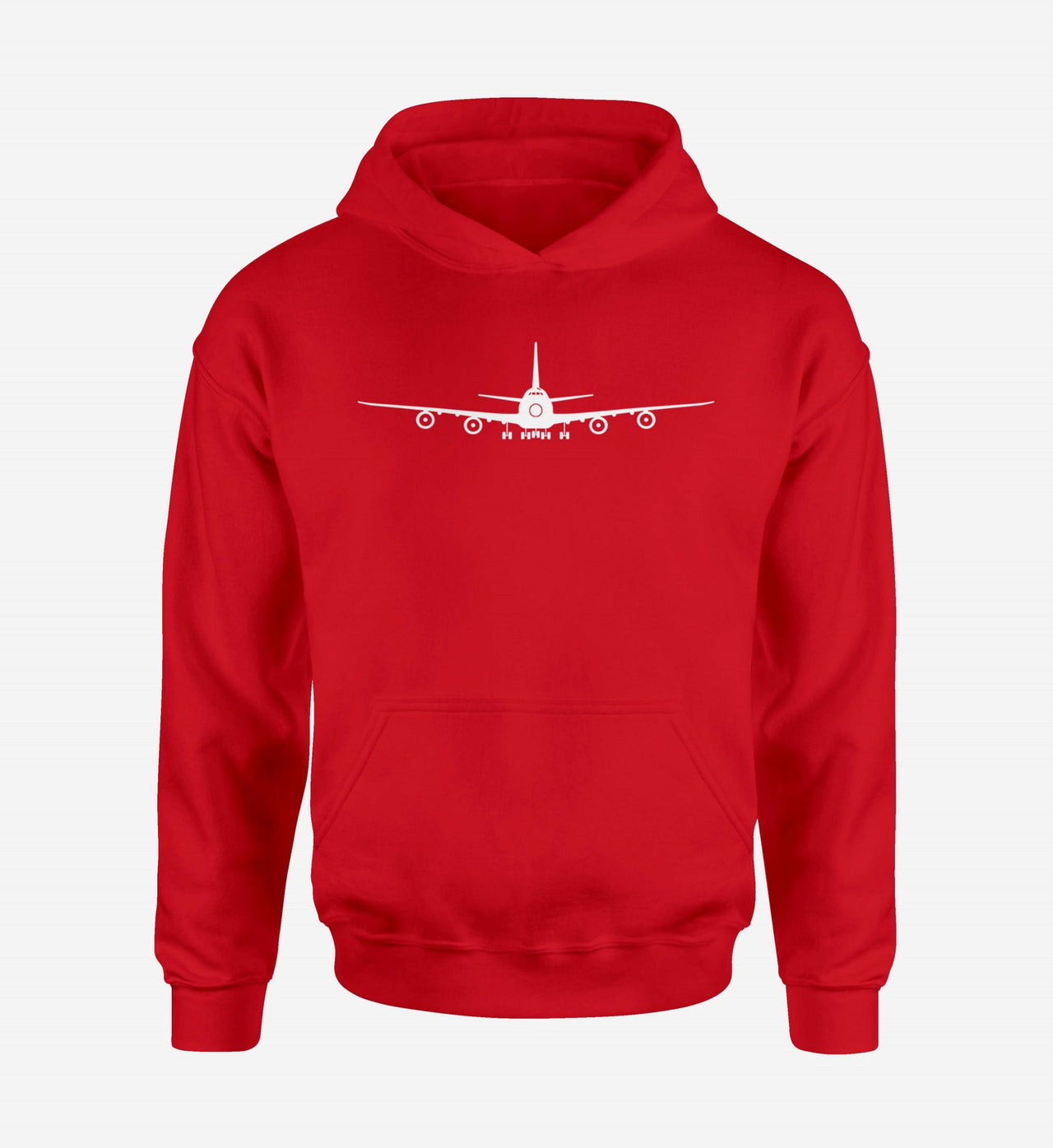 Boeing 747 Silhouette Designed Hoodies